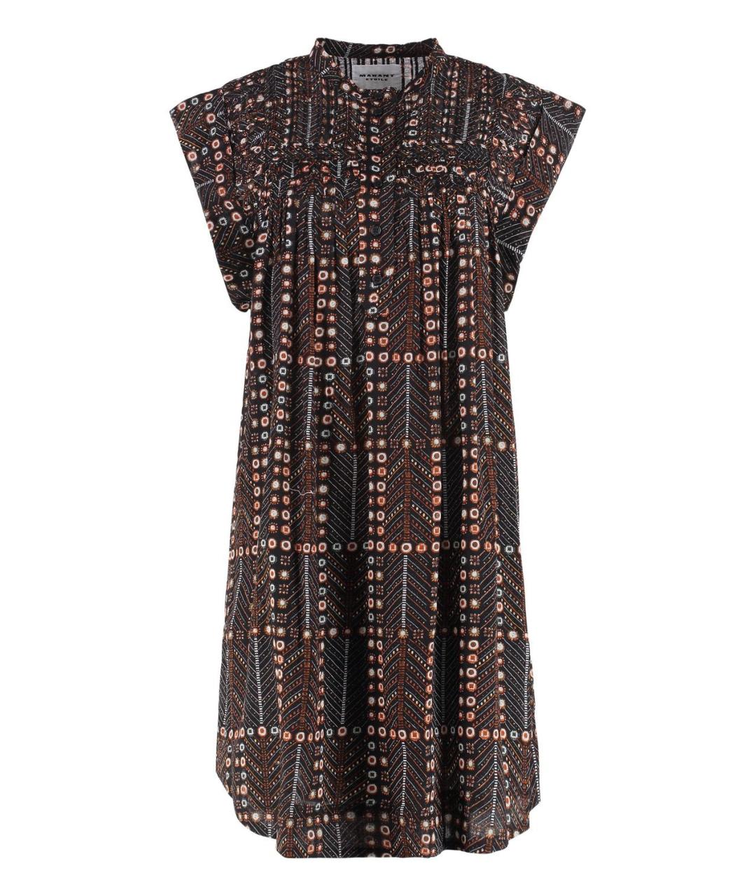 ISABEL MARANT ETOILE Мульти хлопковое повседневное платье, фото 1