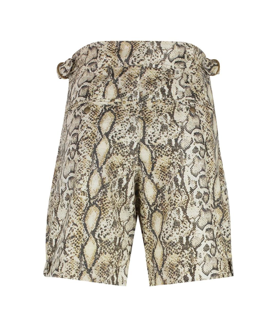 ISABEL MARANT Бежевые хлопковые прямые брюки, фото 2
