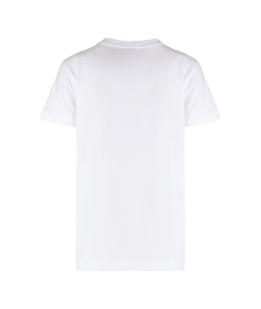 PINKO Белая хлопковая футболка, фото 2