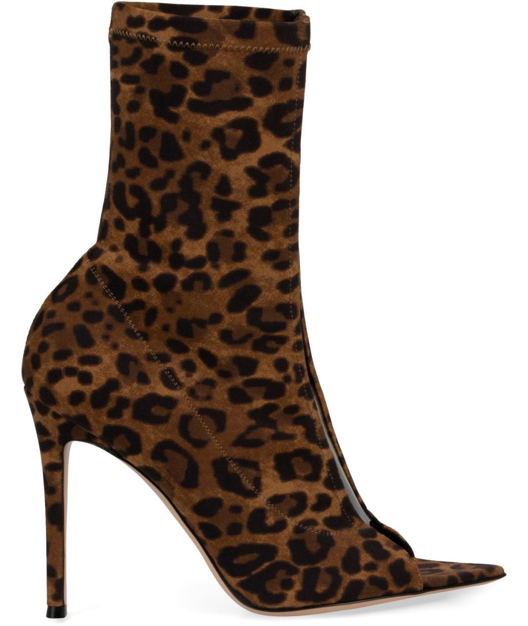 GIANVITO ROSSI Коричневые замшевые туфли, фото 1