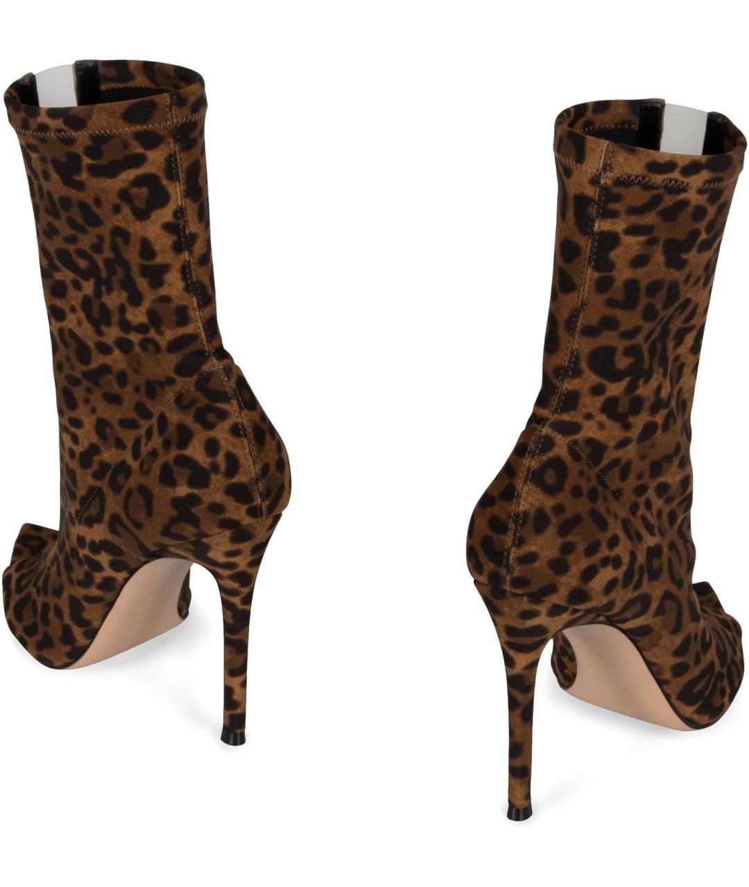 GIANVITO ROSSI Коричневые замшевые туфли, фото 3