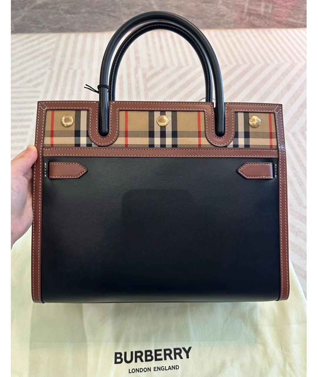 BURBERRY Мульти кожаная сумка с короткими ручками, фото 6