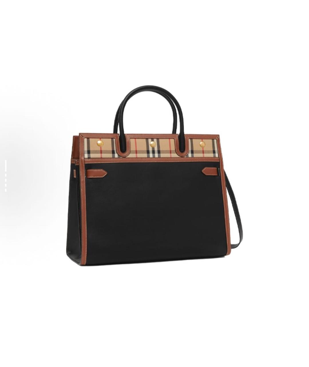 BURBERRY Мульти кожаная сумка с короткими ручками, фото 2
