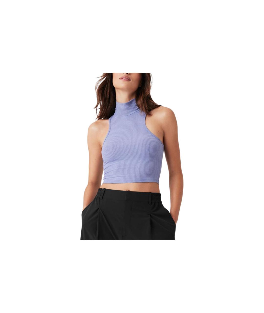 ALO YOGA Синяя майка, фото 5