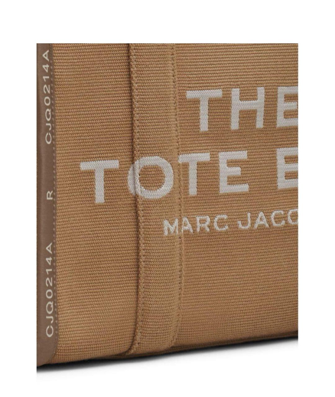 MARC JACOBS Бежевая жаккардовая сумка тоут, фото 2