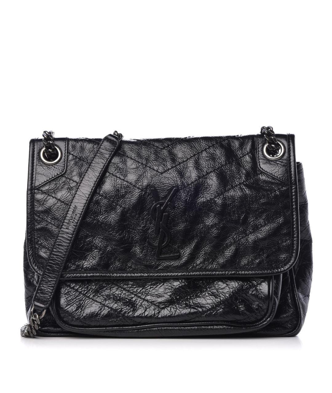 SAINT LAURENT Черная сумка через плечо, фото 3