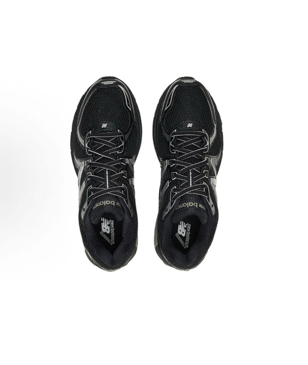 NEW BALANCE Черные текстильные низкие кроссовки / кеды, фото 3