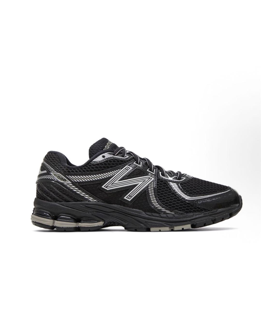 NEW BALANCE Черные текстильные низкие кроссовки / кеды, фото 9