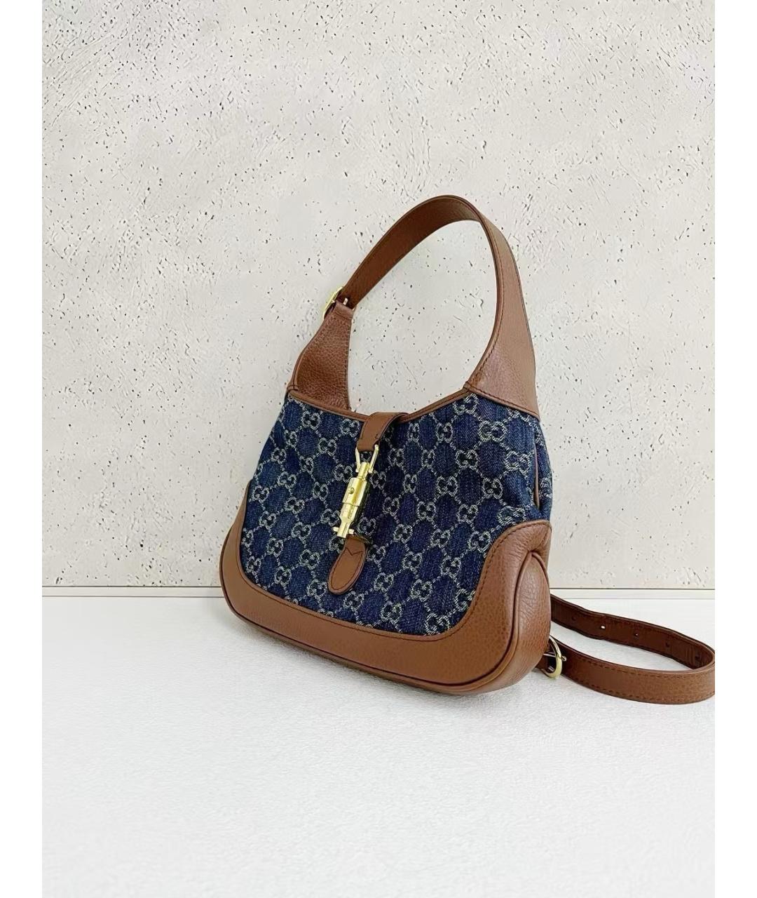 GUCCI Синяя сумка через плечо, фото 4