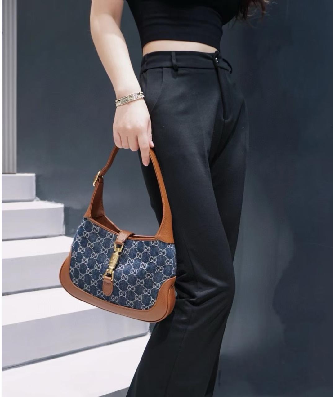 GUCCI Синяя сумка через плечо, фото 6