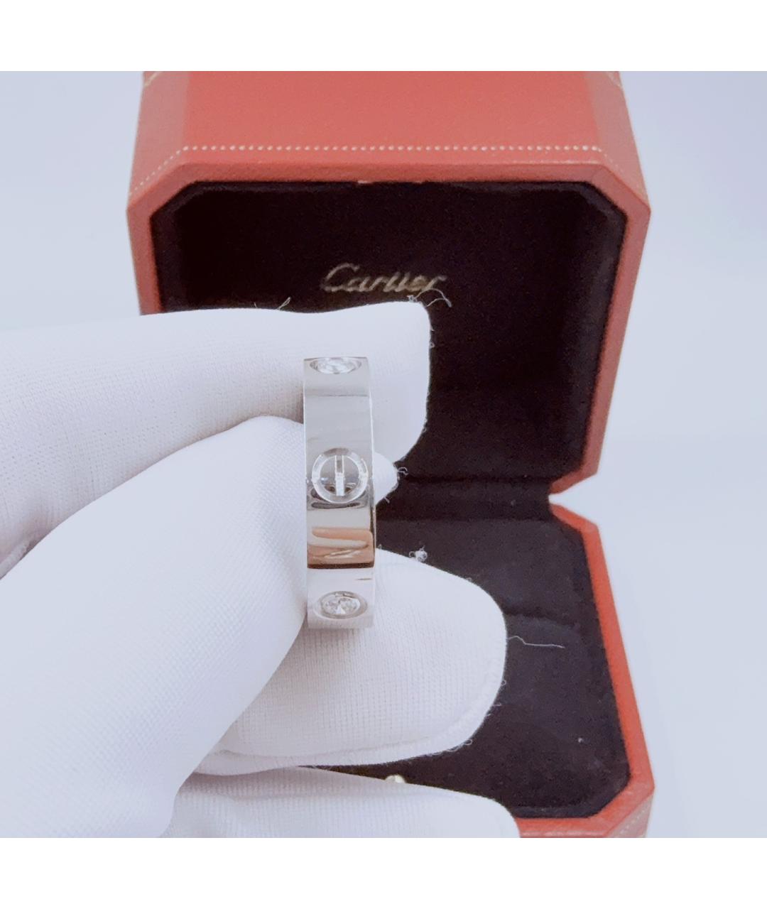 CARTIER Белое кольцо из белого золота, фото 3
