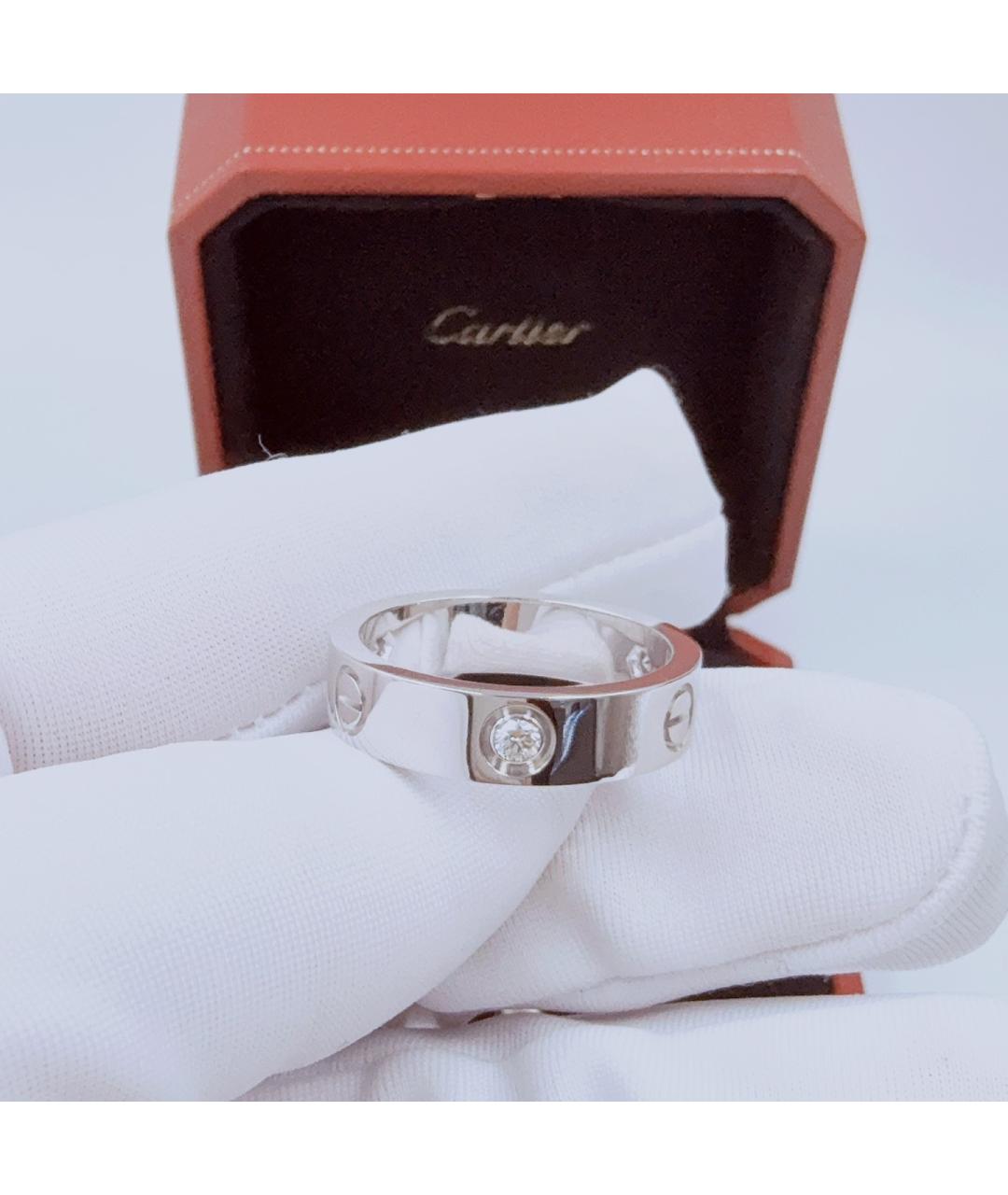 CARTIER Белое кольцо из белого золота, фото 2
