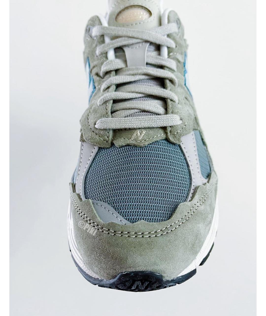 NEW BALANCE Серые замшевые низкие кроссовки / кеды, фото 6