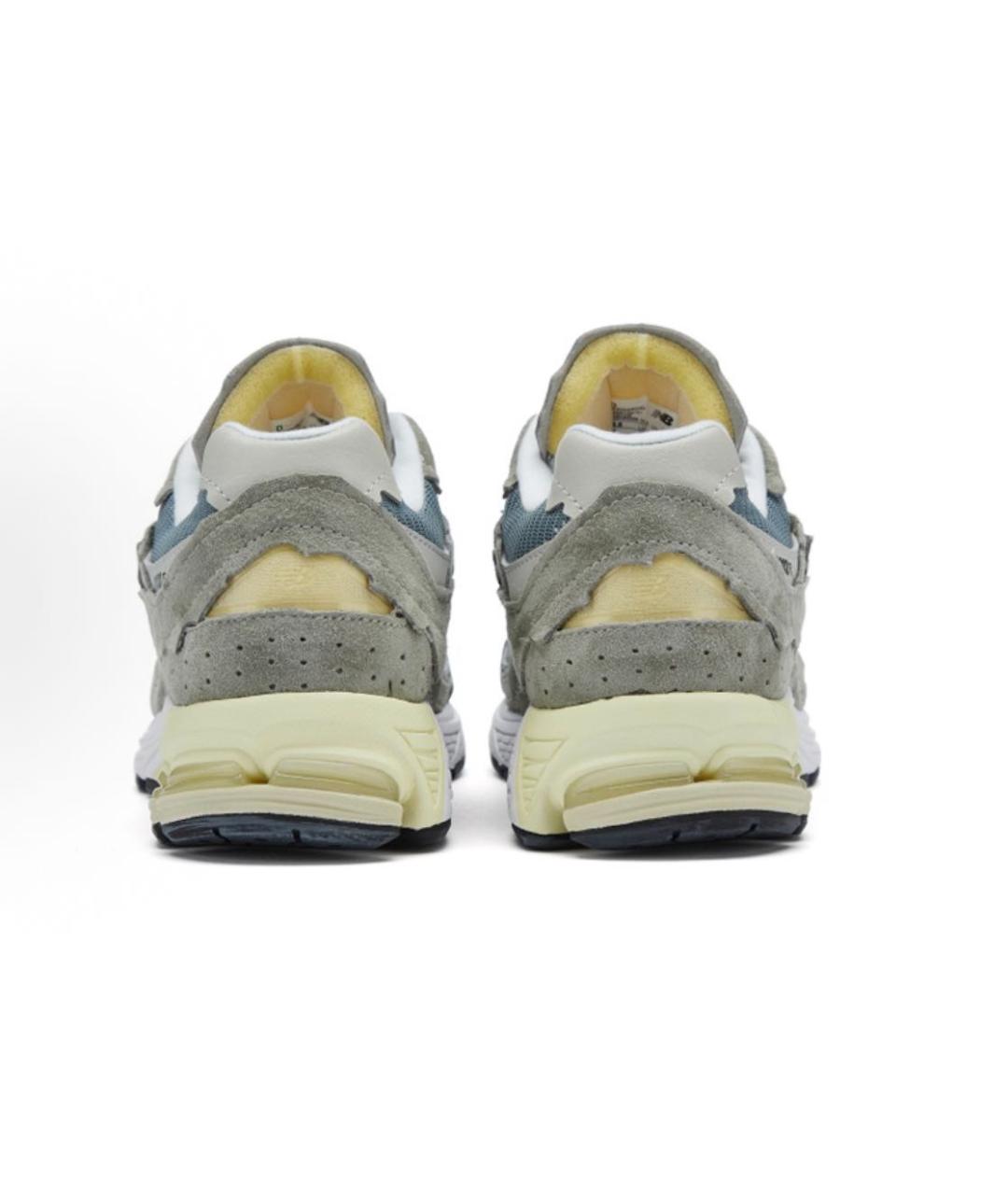 NEW BALANCE Серые замшевые низкие кроссовки / кеды, фото 4