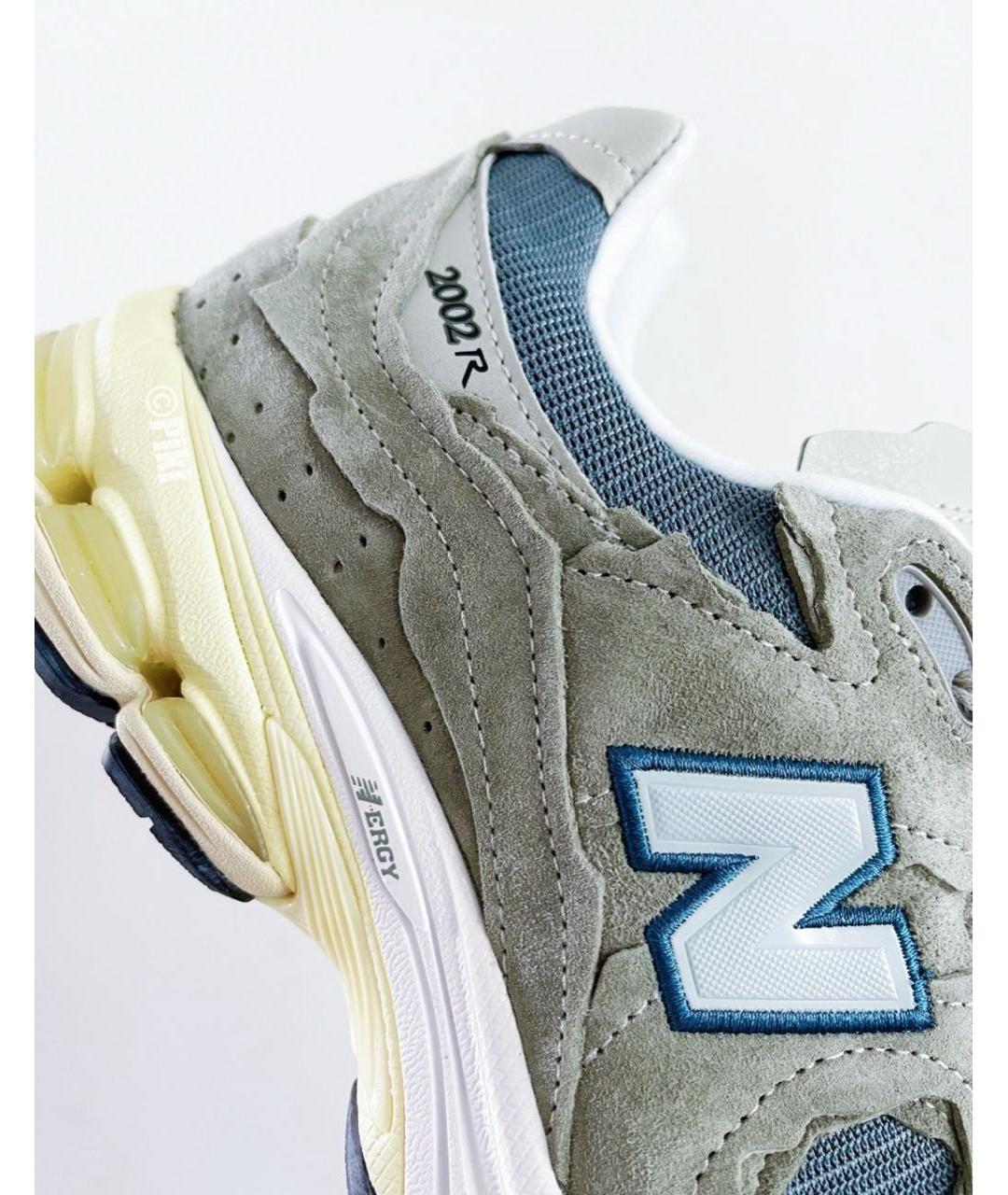 NEW BALANCE Серые замшевые низкие кроссовки / кеды, фото 5
