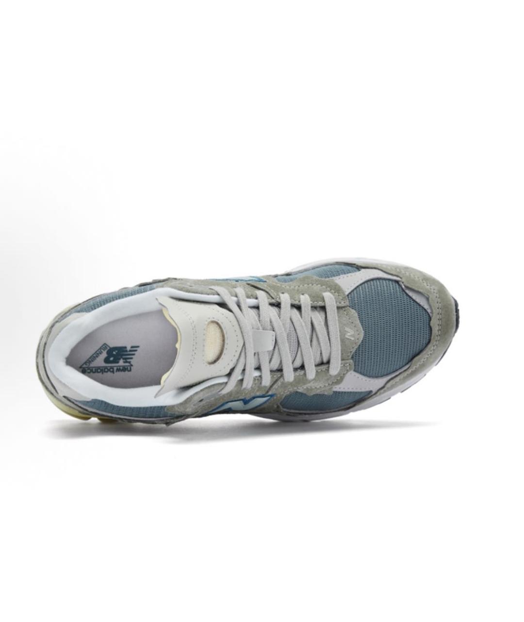NEW BALANCE Серые замшевые низкие кроссовки / кеды, фото 3
