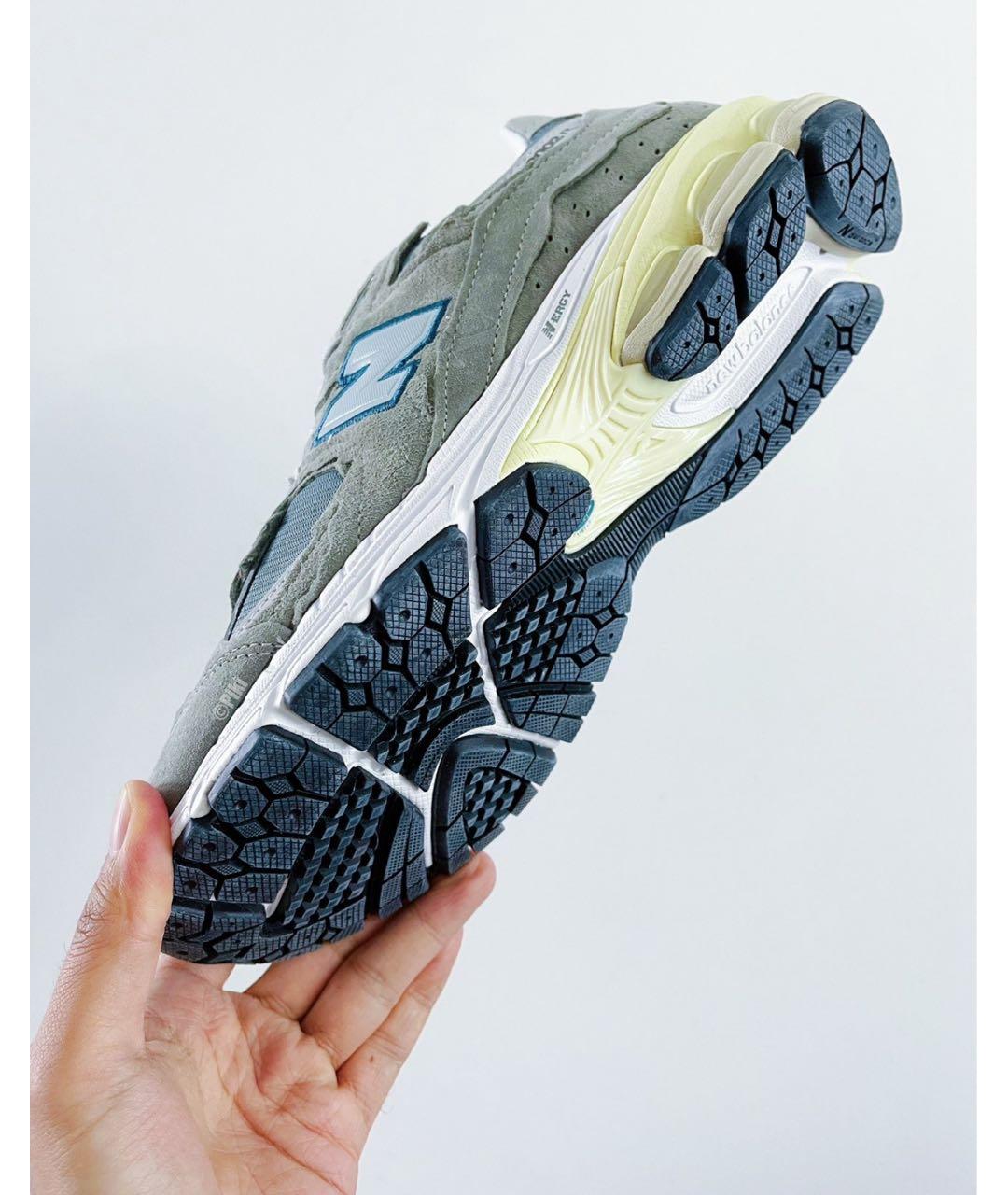 NEW BALANCE Серые замшевые низкие кроссовки / кеды, фото 8