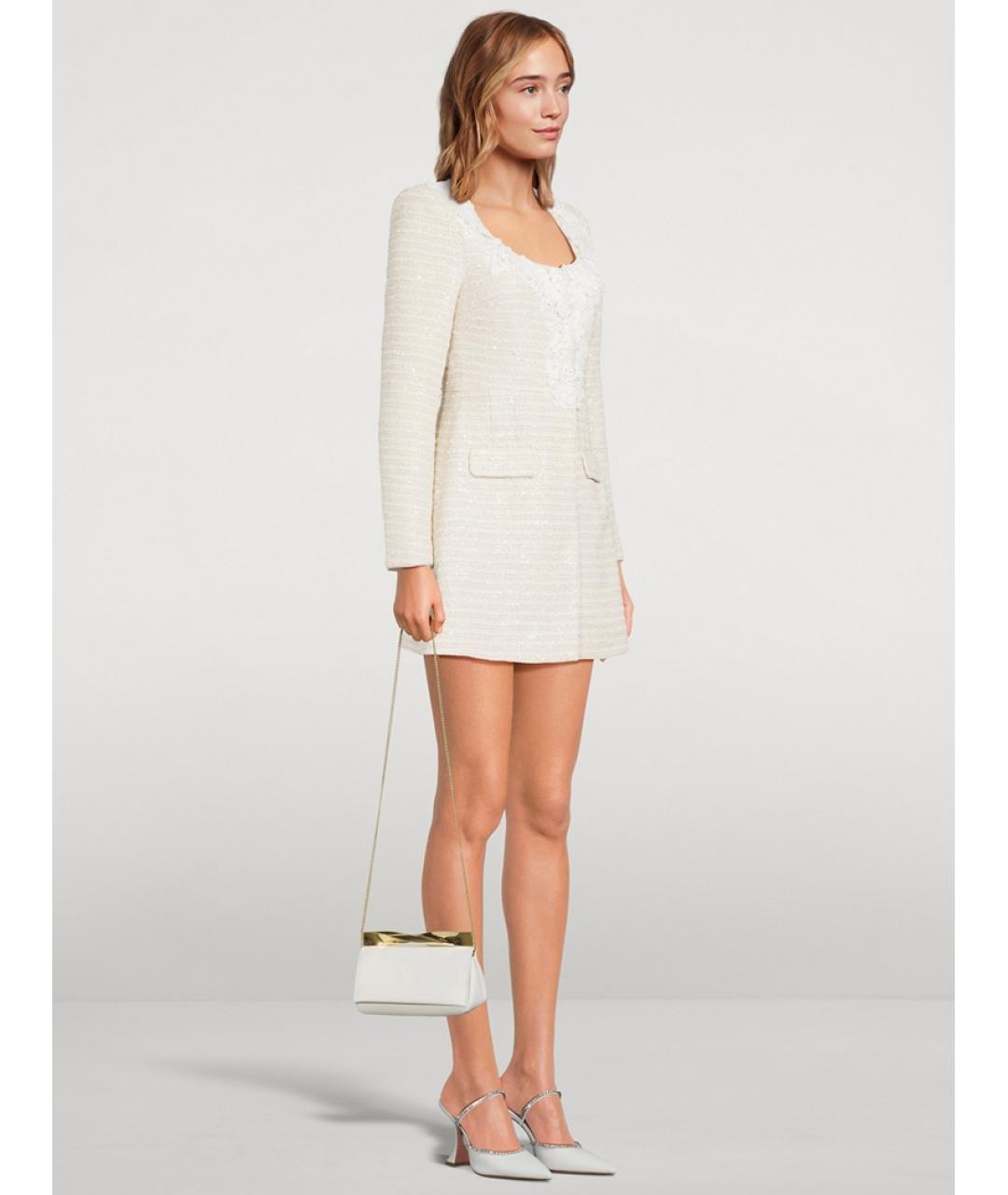 SELF-PORTRAIT Бежевое коктейльное платье, фото 6