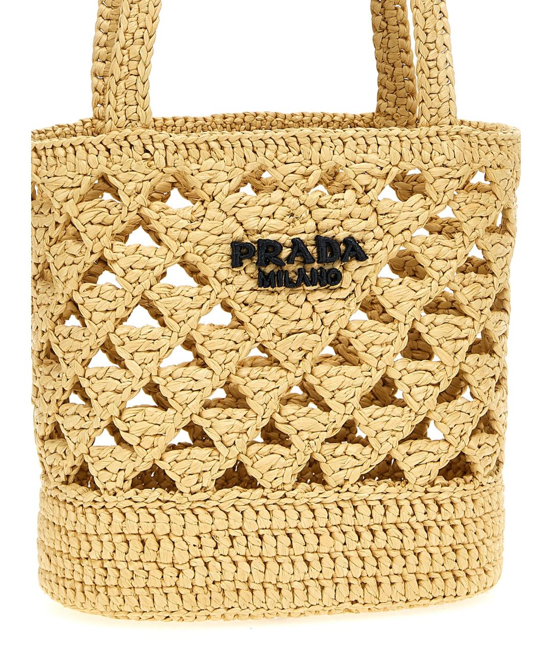 PRADA Бежевая сумка тоут, фото 3