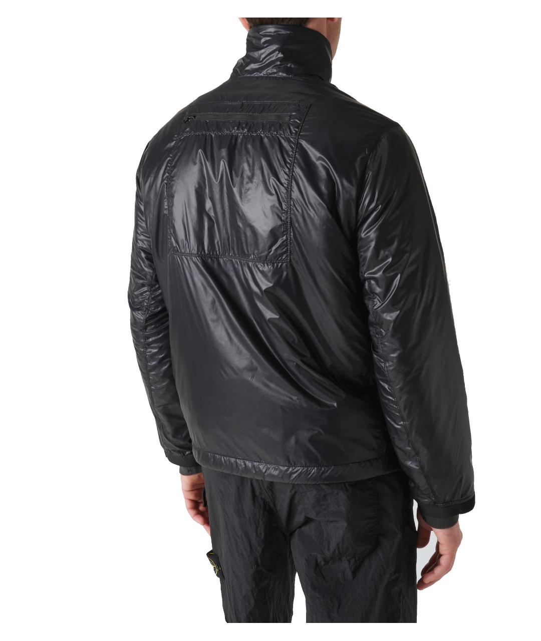 STONE ISLAND Черная полиамидовая куртка, фото 3