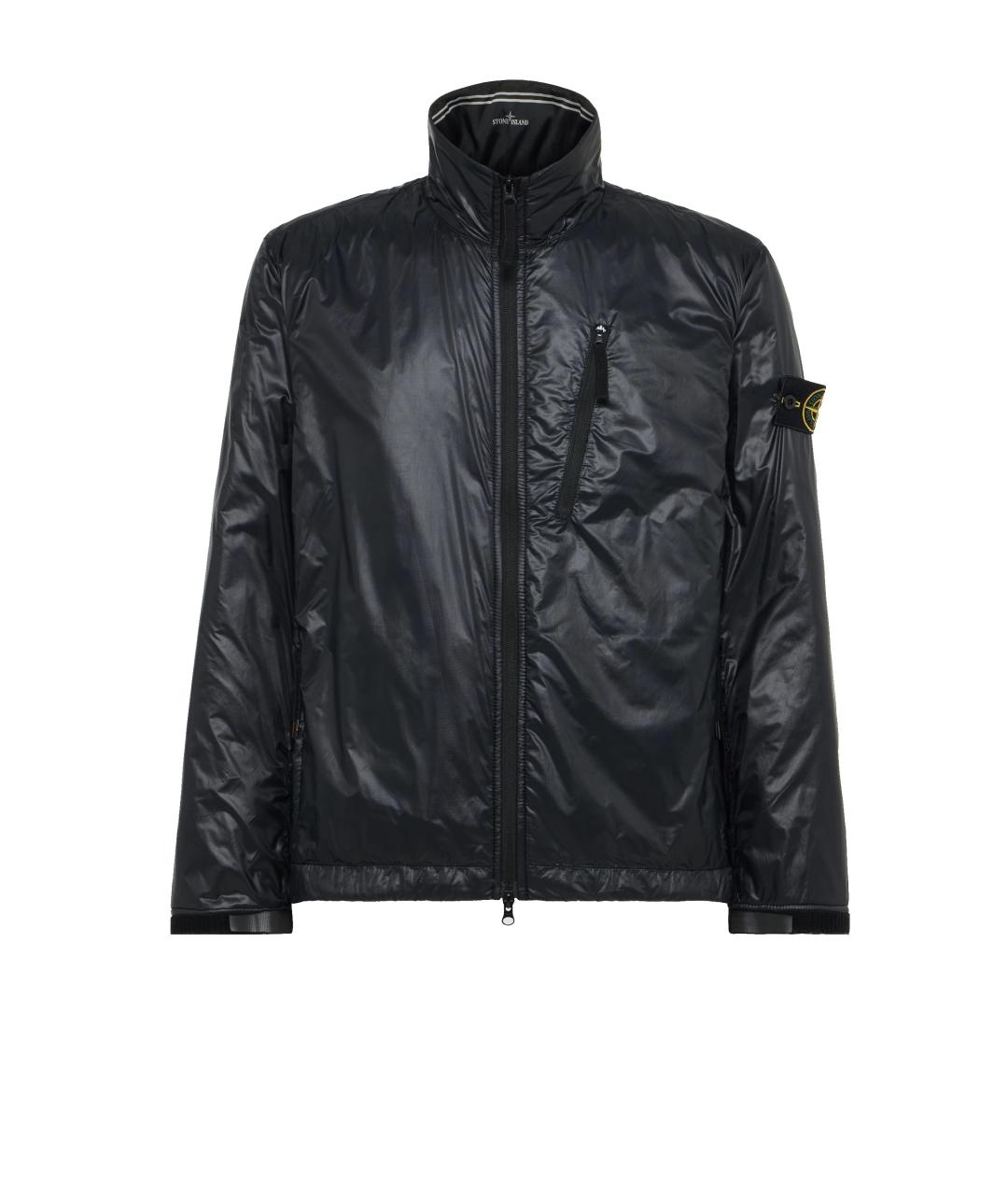 STONE ISLAND Черная полиамидовая куртка, фото 1