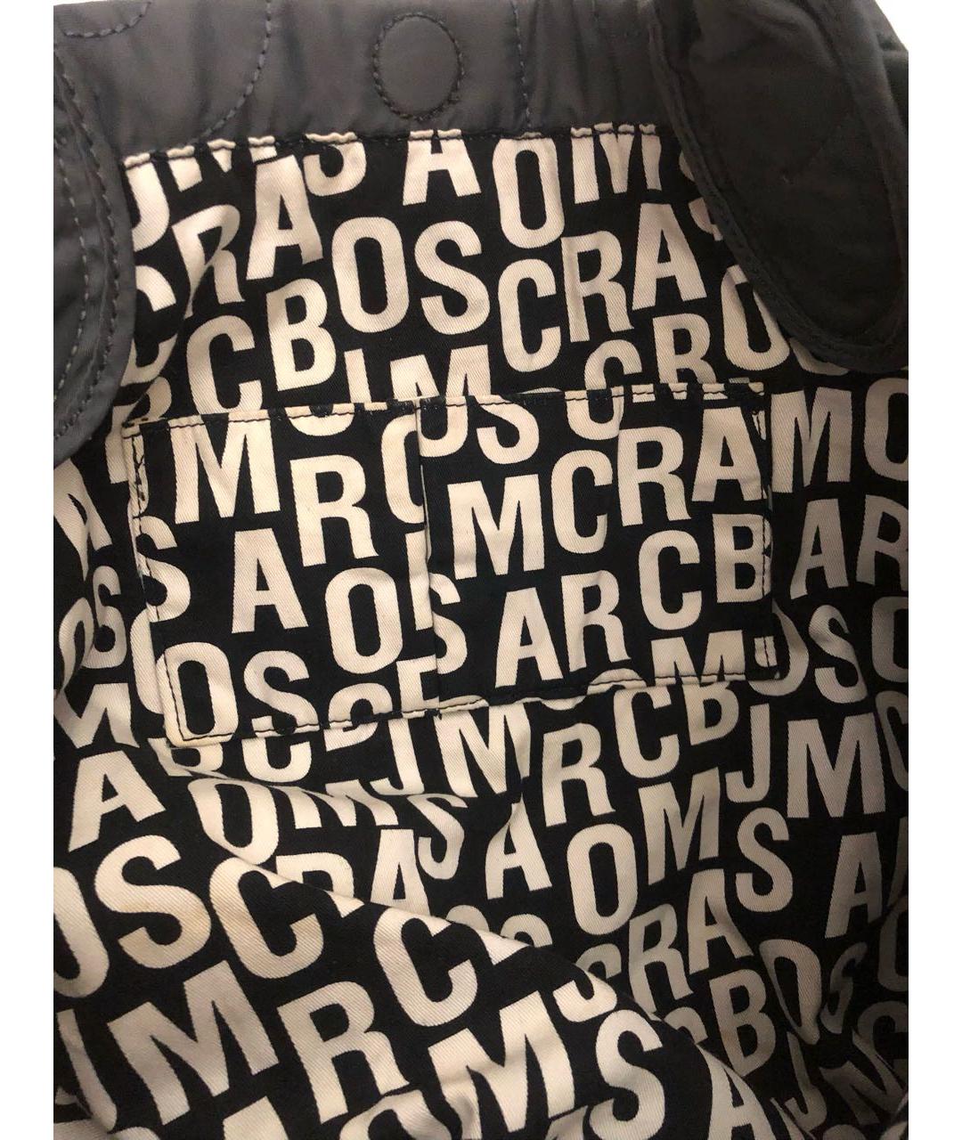 MARC JACOBS Антрацитовая тканевая дорожная/спортивная сумка, фото 3