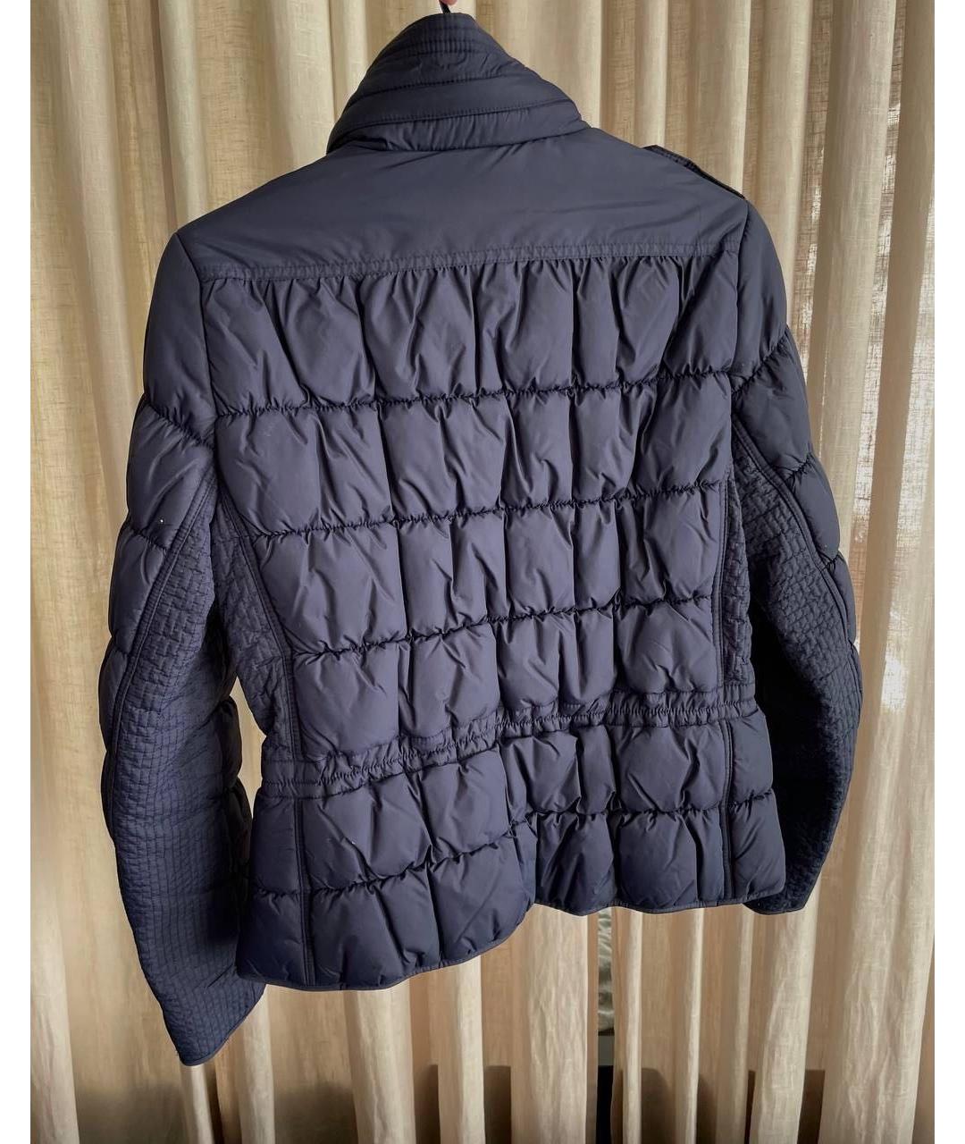 BURBERRY Темно-синяя полиэстеровая куртка, фото 2