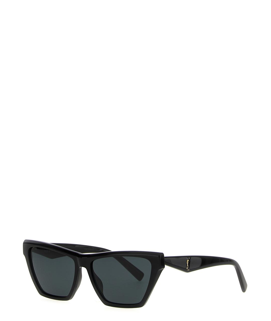 SAINT LAURENT Черные солнцезащитные очки, фото 3