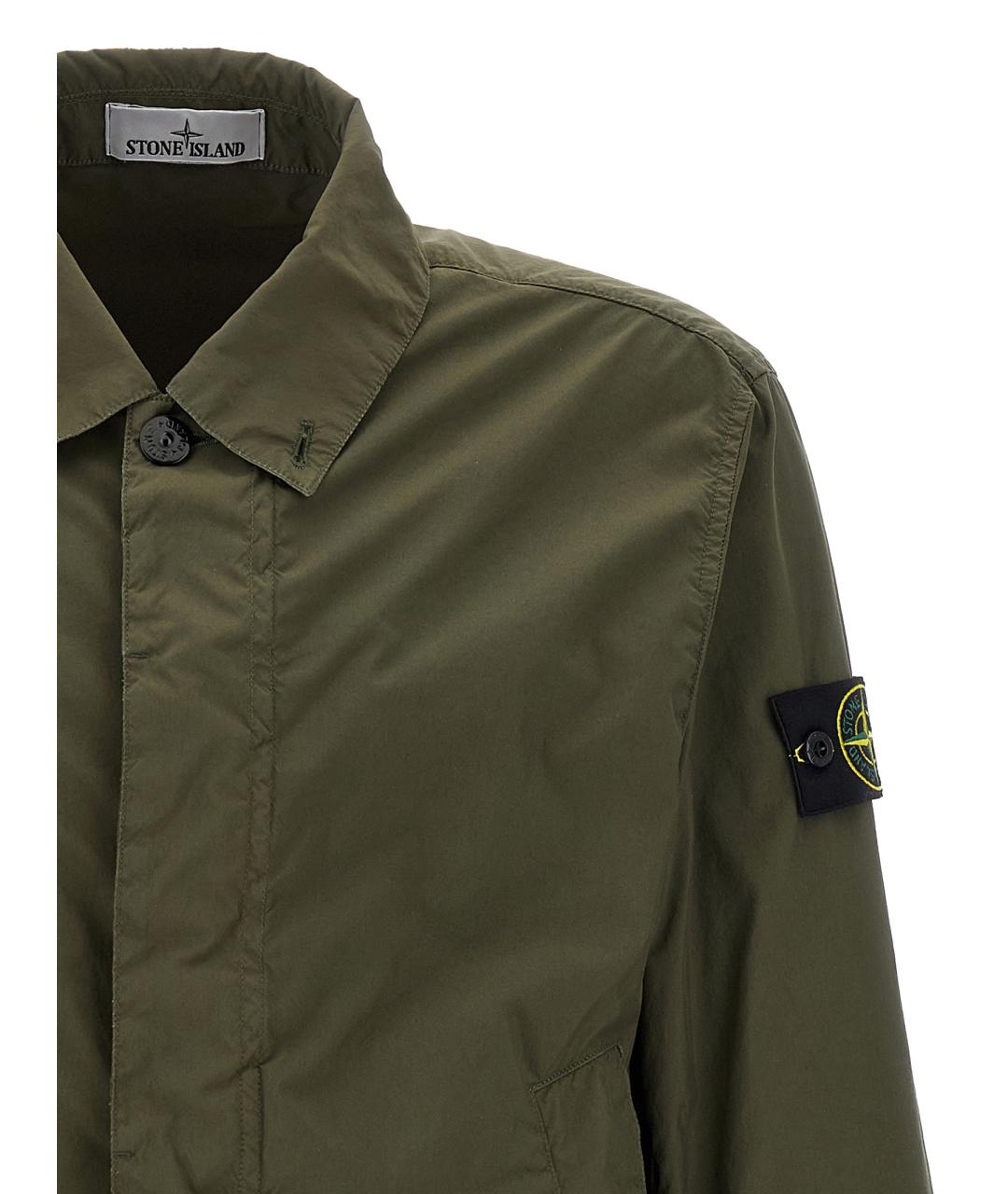 STONE ISLAND Зеленая куртка, фото 3