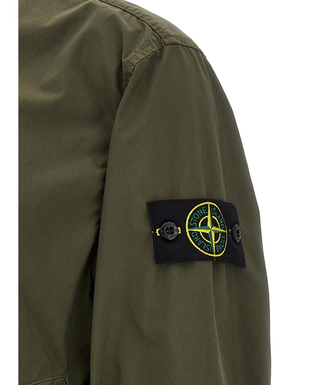 STONE ISLAND Зеленая куртка, фото 4