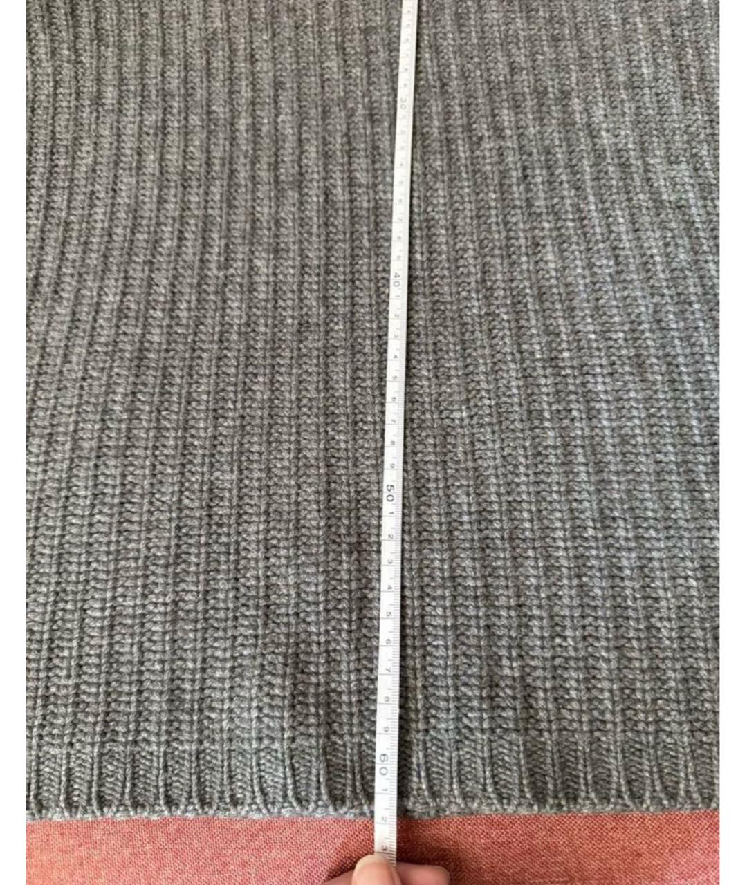 BRUNELLO CUCINELLI Серый кашемировый джемпер / свитер, фото 2