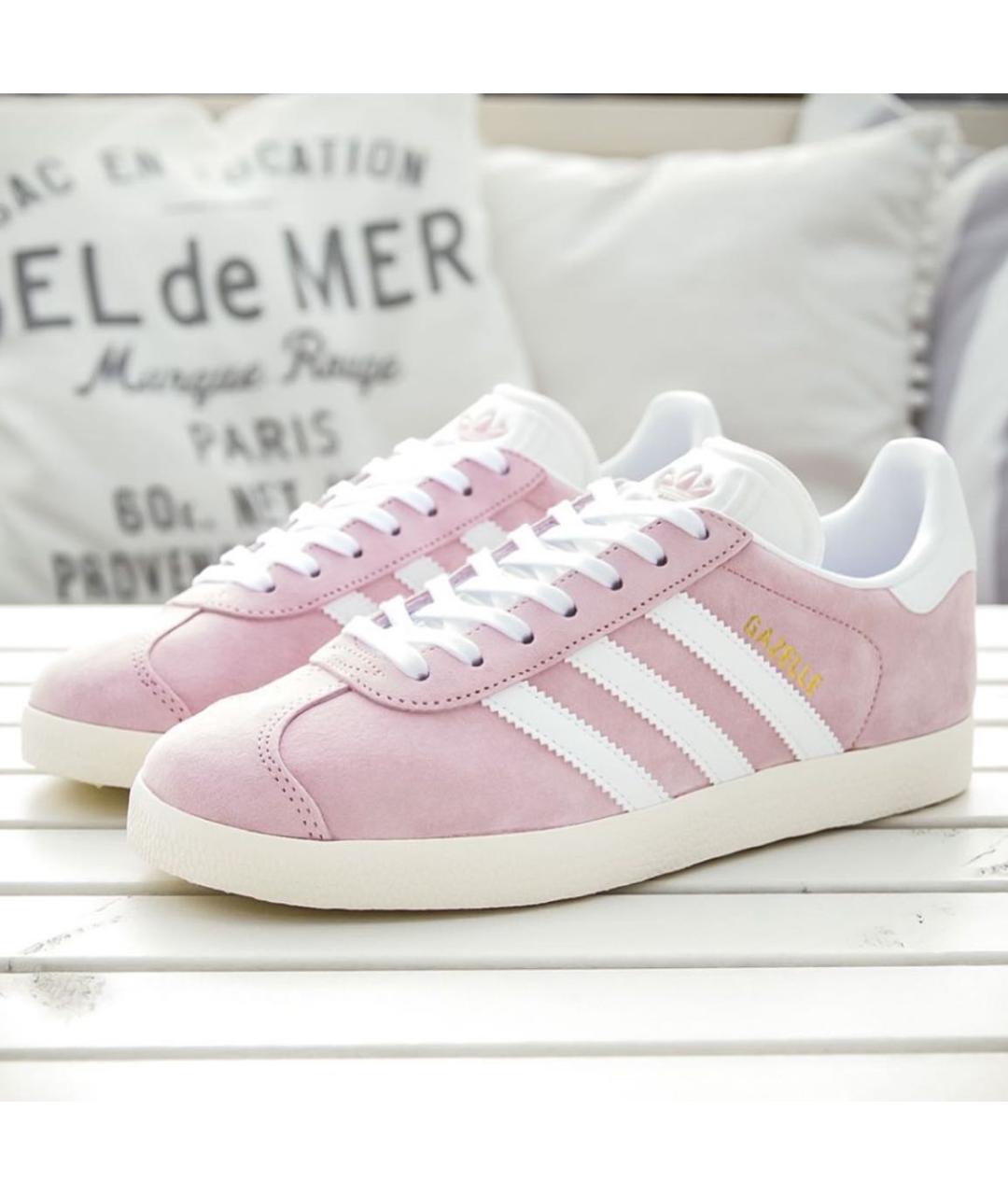 ADIDAS Розовые замшевые кеды, фото 2