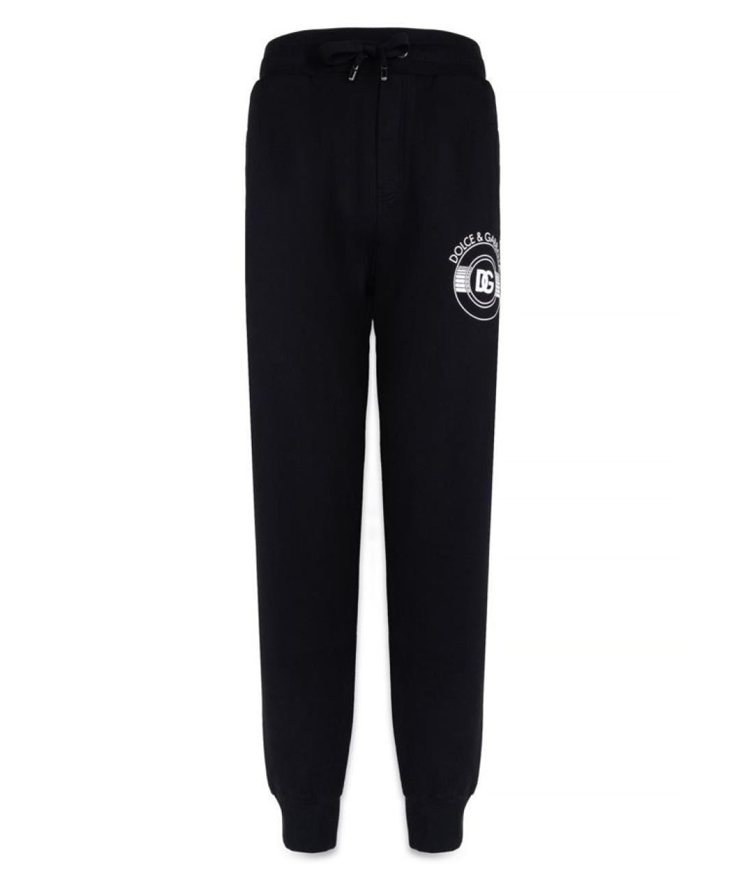 DOLCE&GABBANA Черные повседневные брюки, фото 1