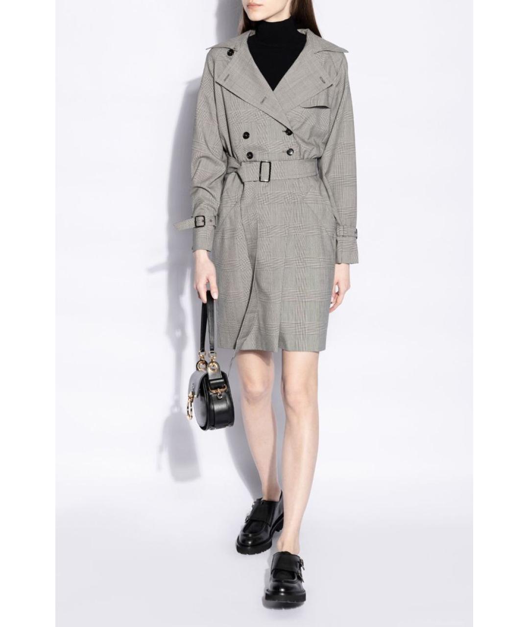 MAX MARA Серое повседневное платье, фото 2