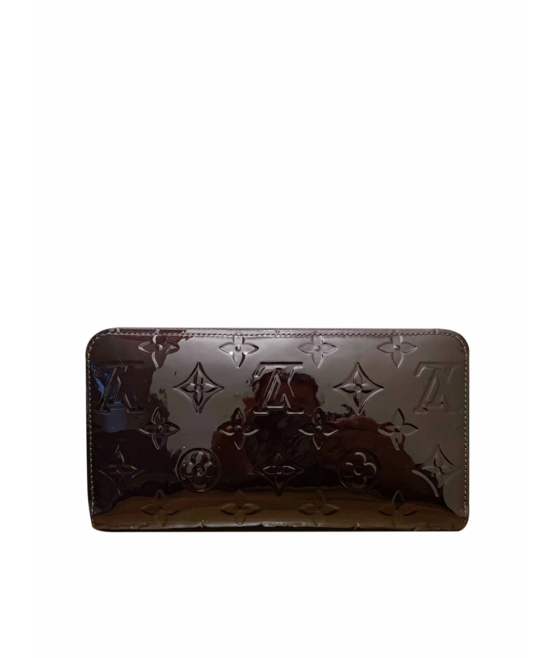 LOUIS VUITTON PRE-OWNED Бордовый кошелек из лакированной кожи, фото 1
