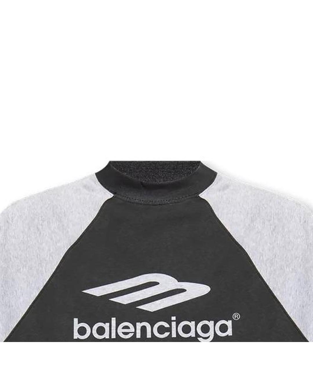 BALENCIAGA Черная футболка, фото 4