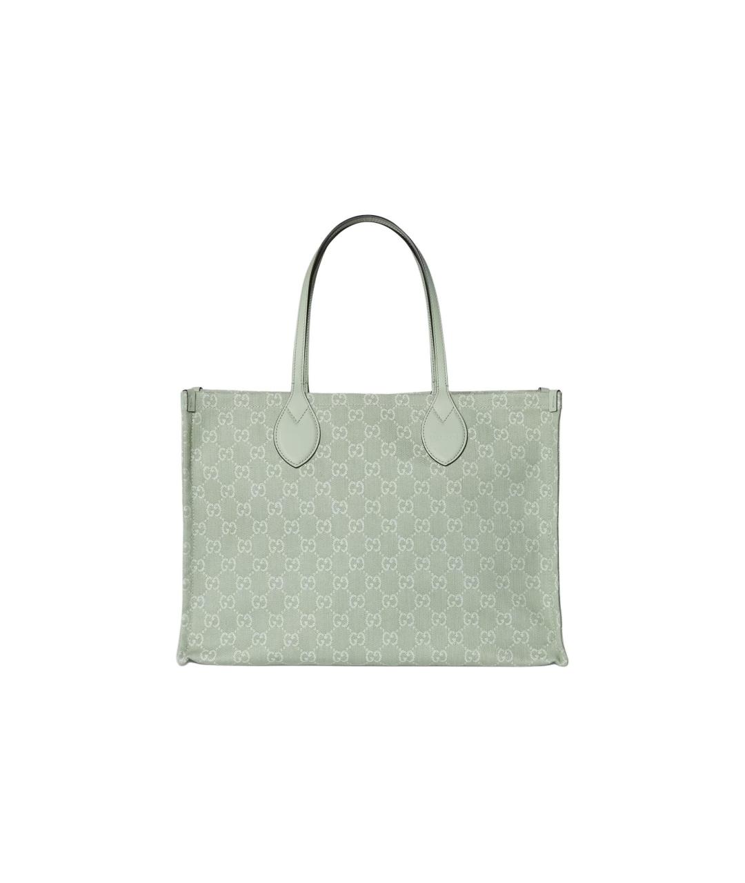 GUCCI Салатовая сумка тоут, фото 1