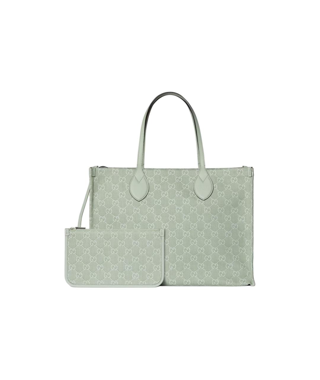GUCCI Салатовая сумка тоут, фото 2