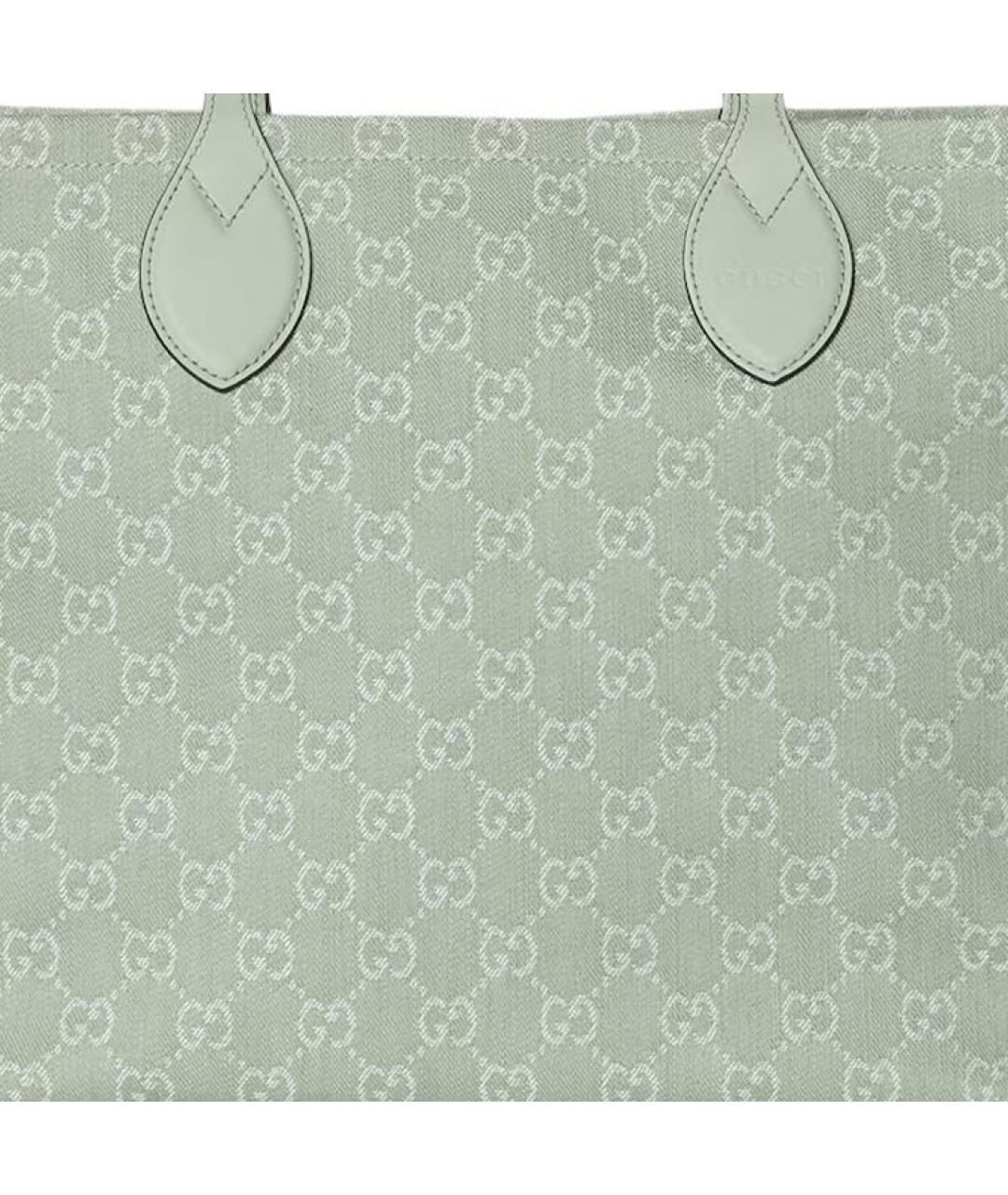 GUCCI Салатовая сумка тоут, фото 9