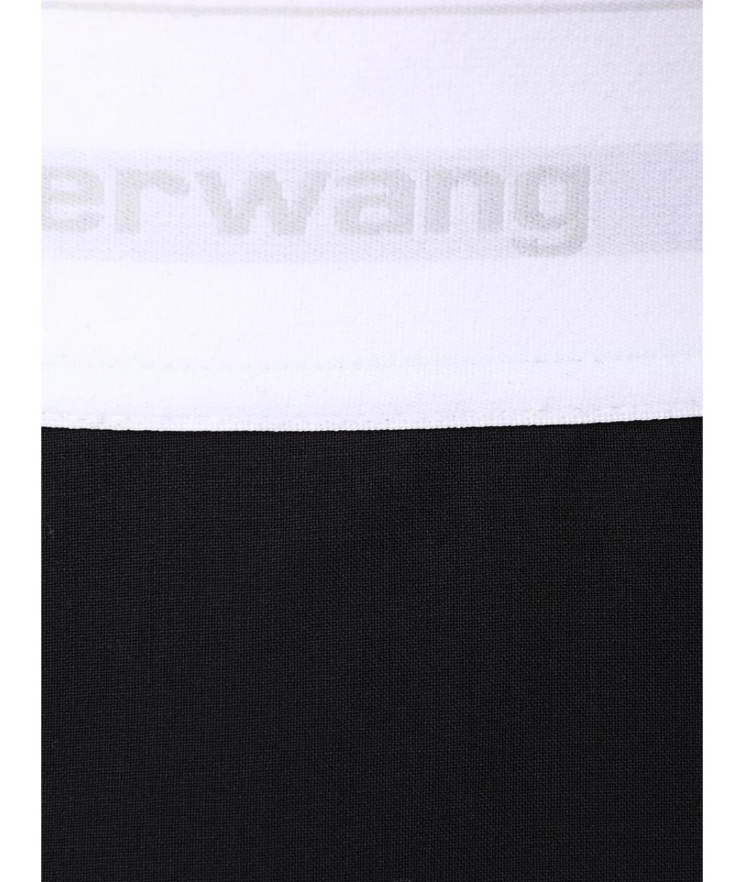 ALEXANDER WANG Черные шерстяные прямые брюки, фото 4