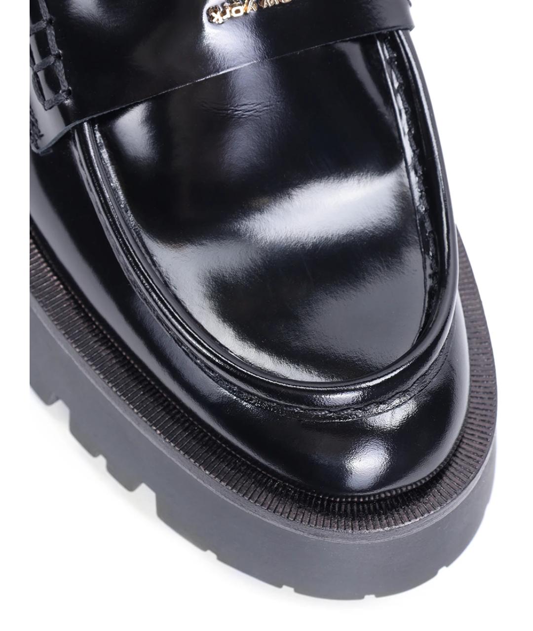 ALEXANDER WANG Черные лоферы из лакированной кожи, фото 4
