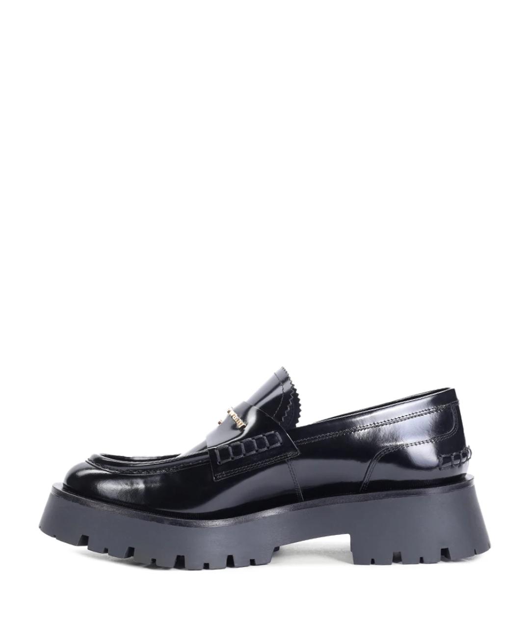 ALEXANDER WANG Черные лоферы из лакированной кожи, фото 3