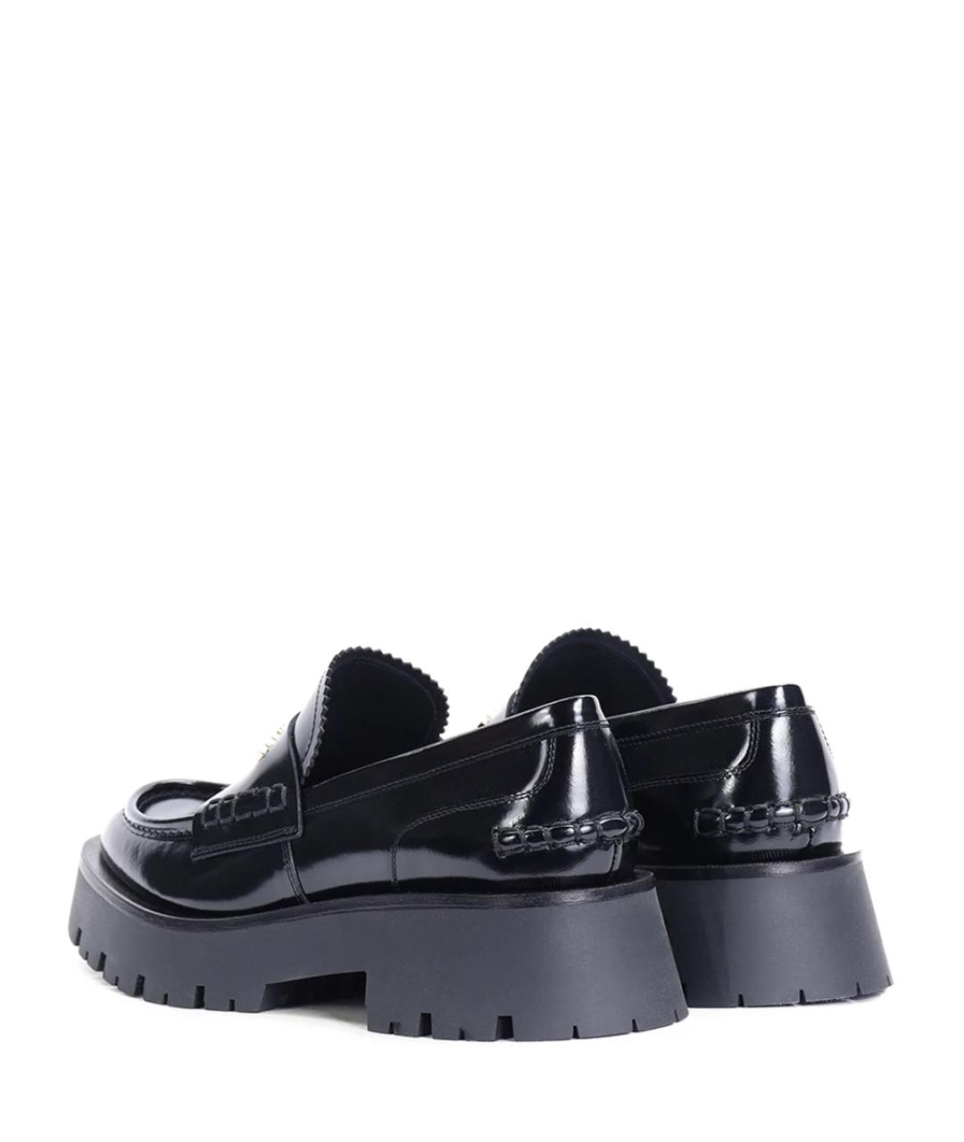 ALEXANDER WANG Черные лоферы из лакированной кожи, фото 5