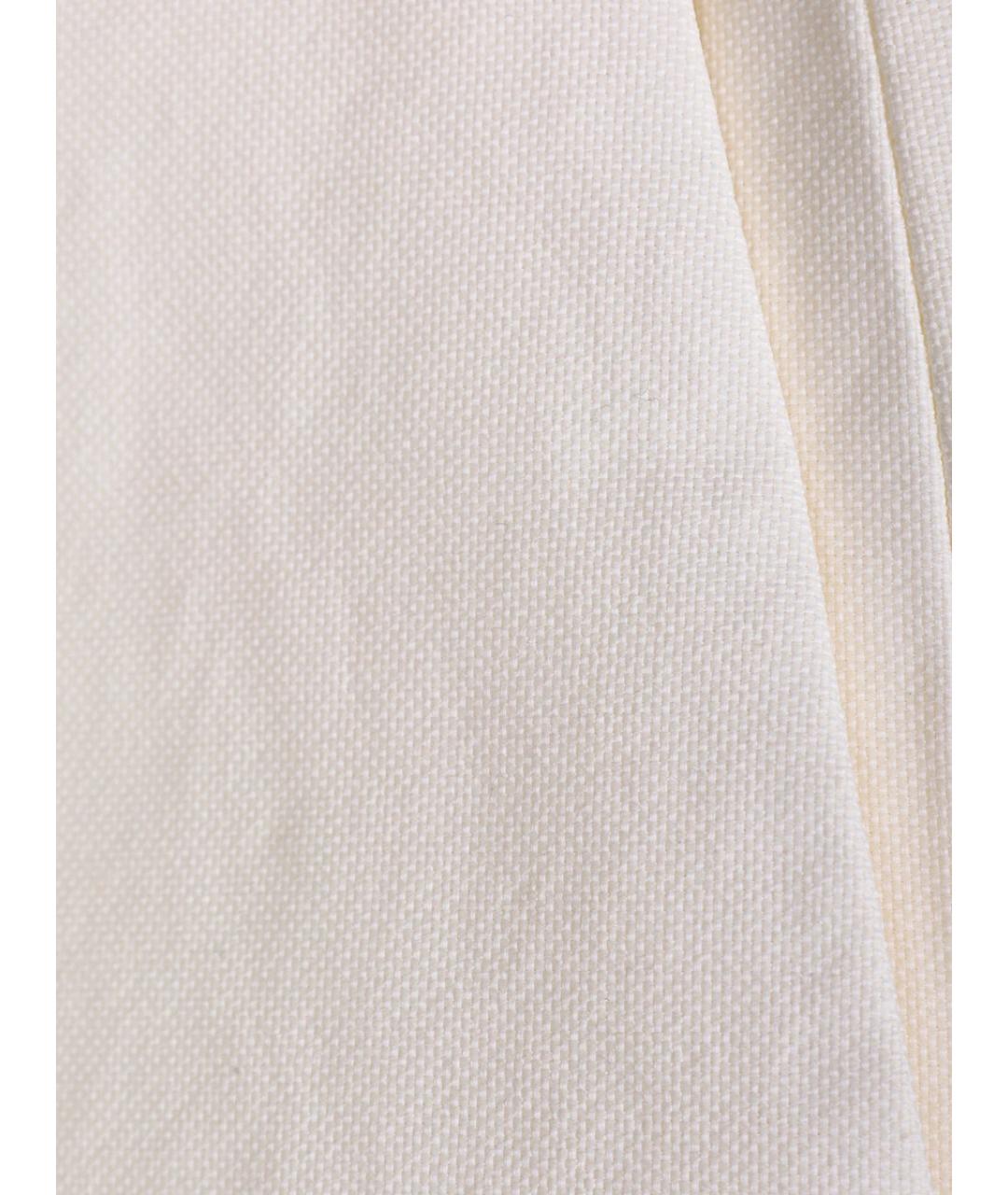 BURBERRY Бежевые прямые брюки, фото 3