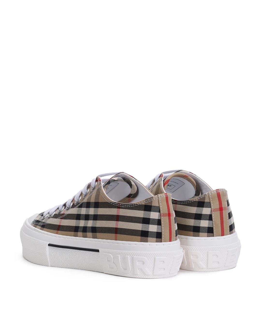 BURBERRY Мульти текстильные кеды, фото 5