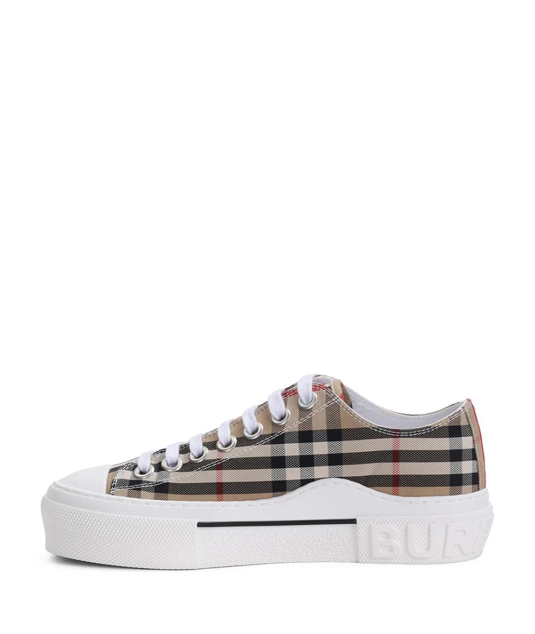 BURBERRY Мульти текстильные кеды, фото 3