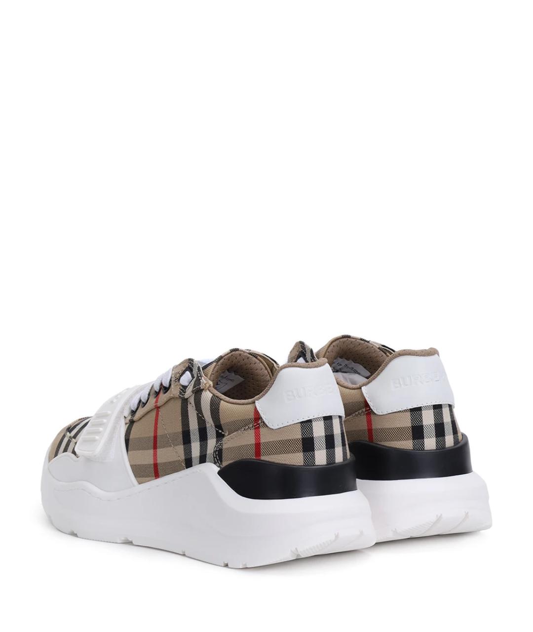 BURBERRY Мульти текстильные кроссовки, фото 5