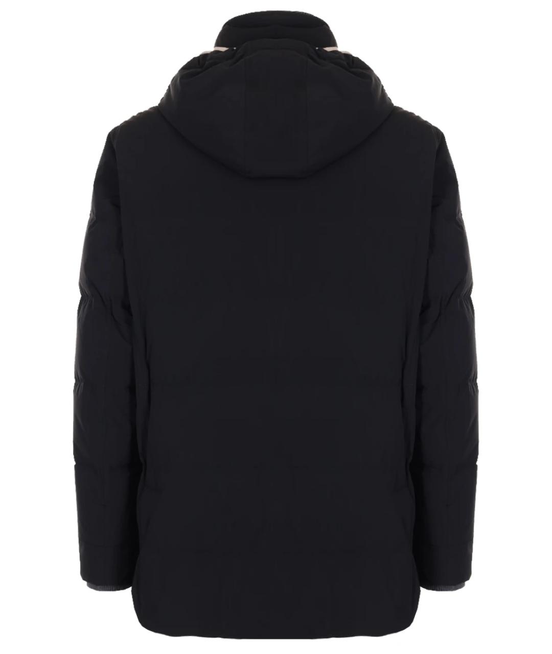 BRUNELLO CUCINELLI Черная синтетическая куртка, фото 2