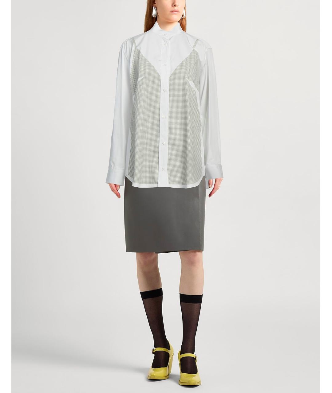 FENDI Белая хлопковая рубашка, фото 4