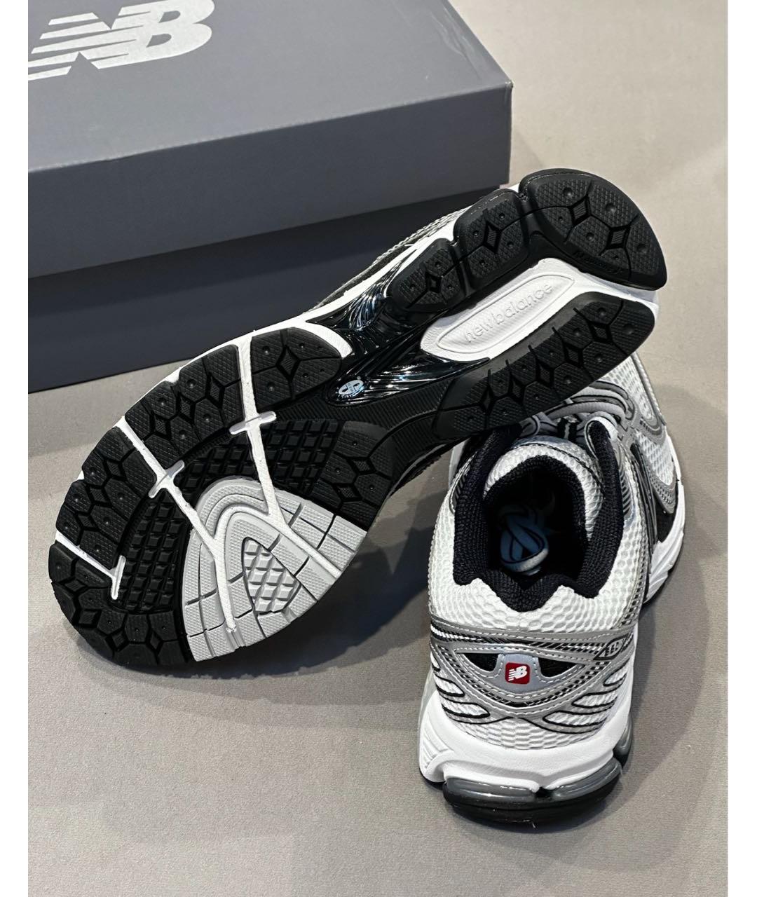 NEW BALANCE Серебряные текстильные низкие кроссовки / кеды, фото 7